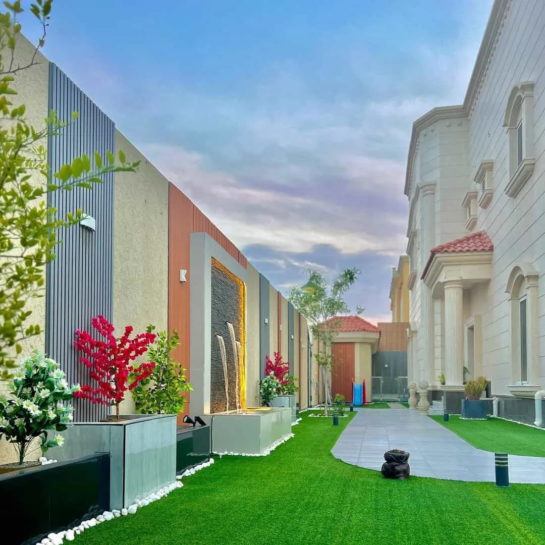 تنسيق حدائق فلل وقصور