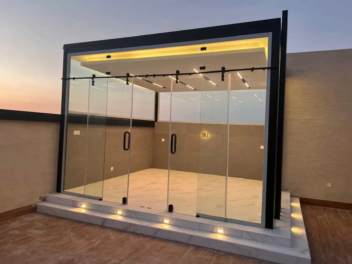 غرف زجاج للحدائق